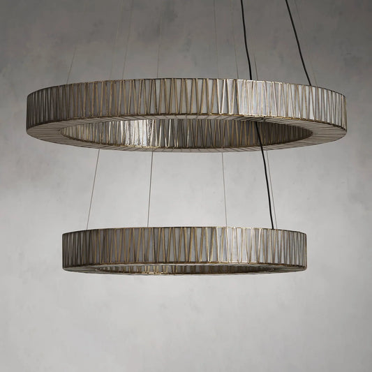 Art Glass Jeunet 2-Tier Round Chandelier (Copy)