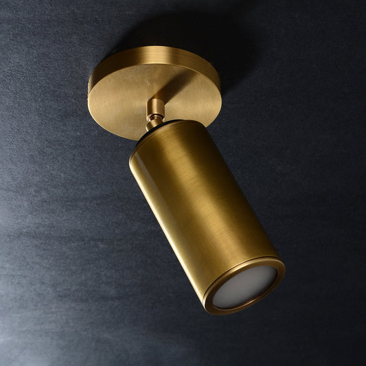 Cameron Adjustable Flushmount Brass