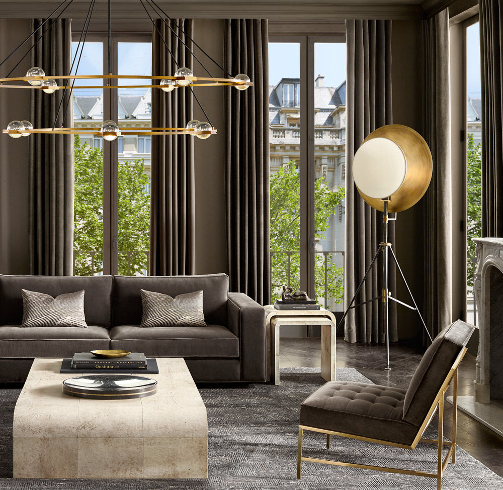 ÉCLATANT TWO-TIER ROUND CHANDELIER 60"