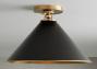 Arnold Small Flush Mount in Black