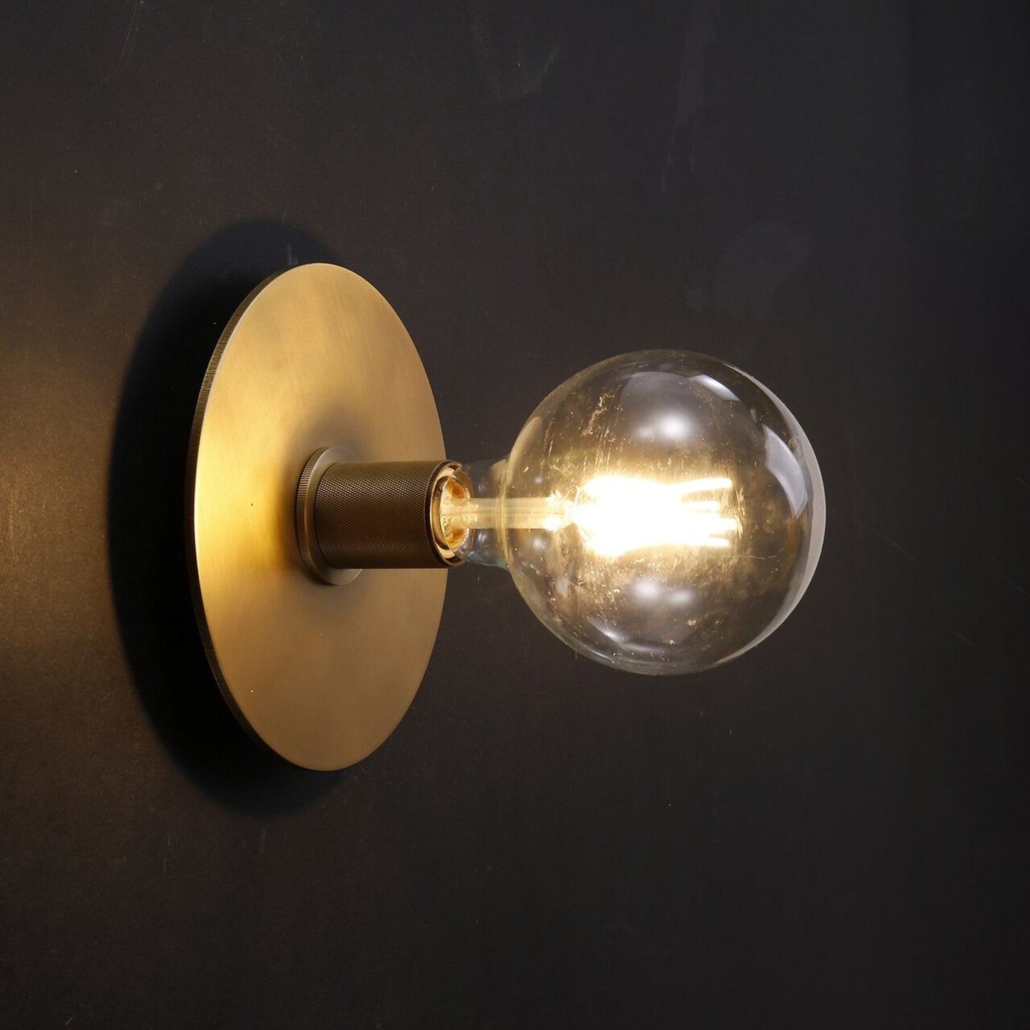 Mechanic-A Flushmount Brass