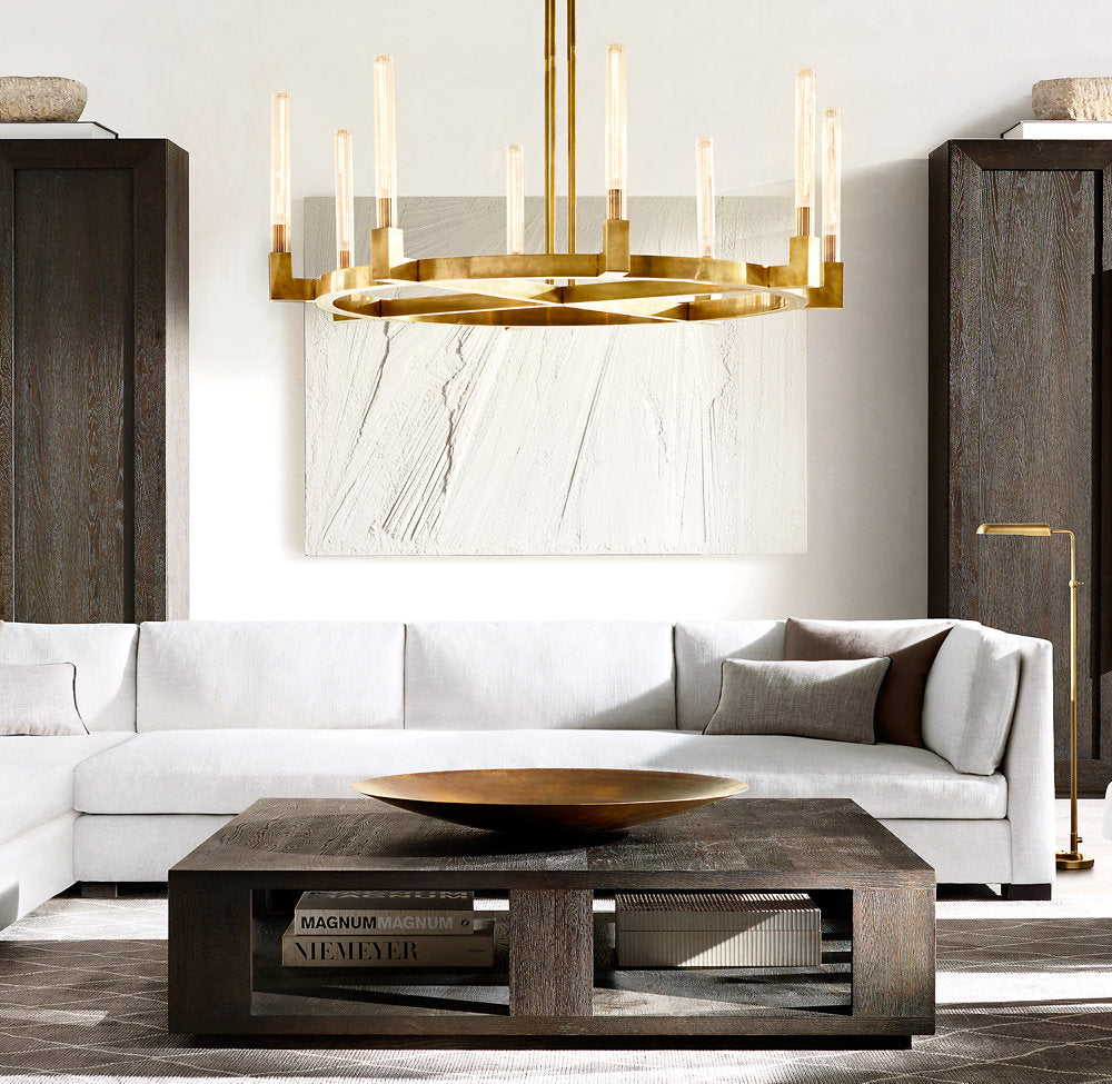 CANNELE ROUND CHANDELIER 72"