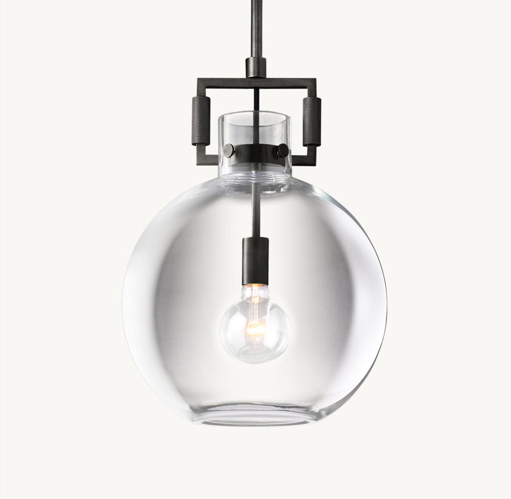 MACHINIST GLASS GLOBE PENDANT