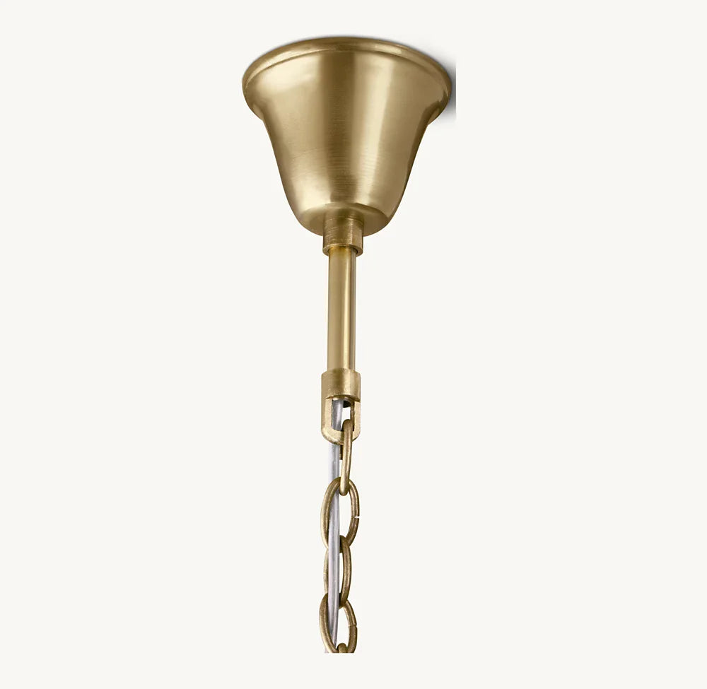 1920S ODEON ROUND CHANDELIER 20"