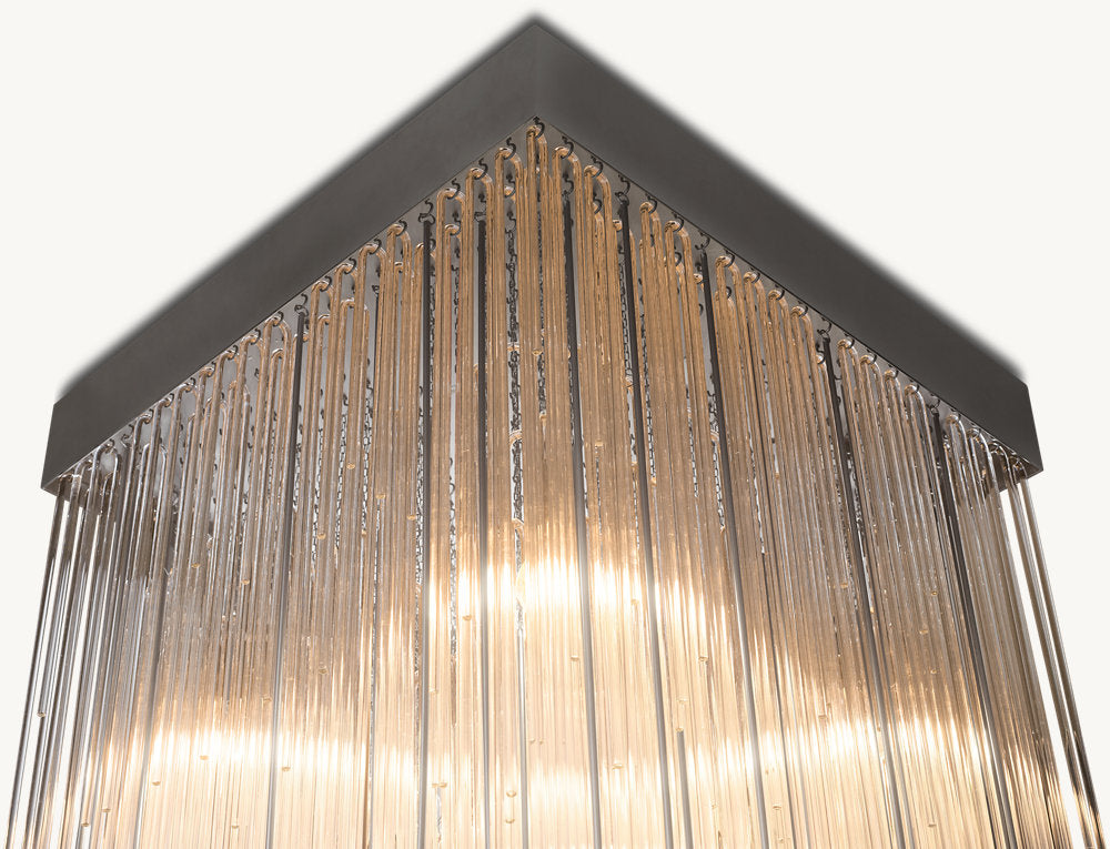 CASCADA RECTANGULAR CHANDELIER 54"
