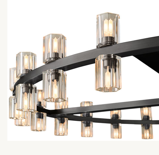 ARCACHON LED ROUND CHANDELIER 48"