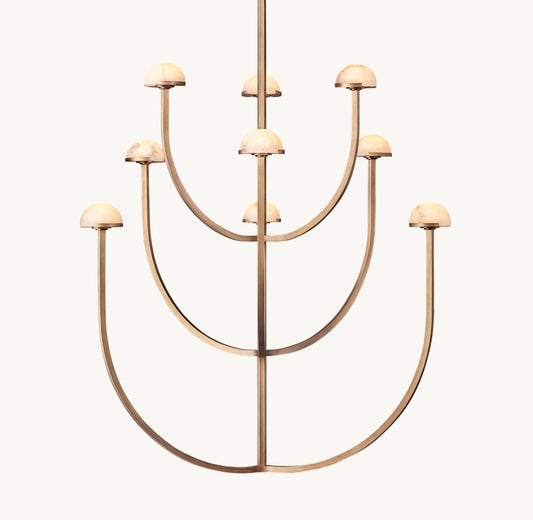 PEDRA ROUND CHANDELIER 40"