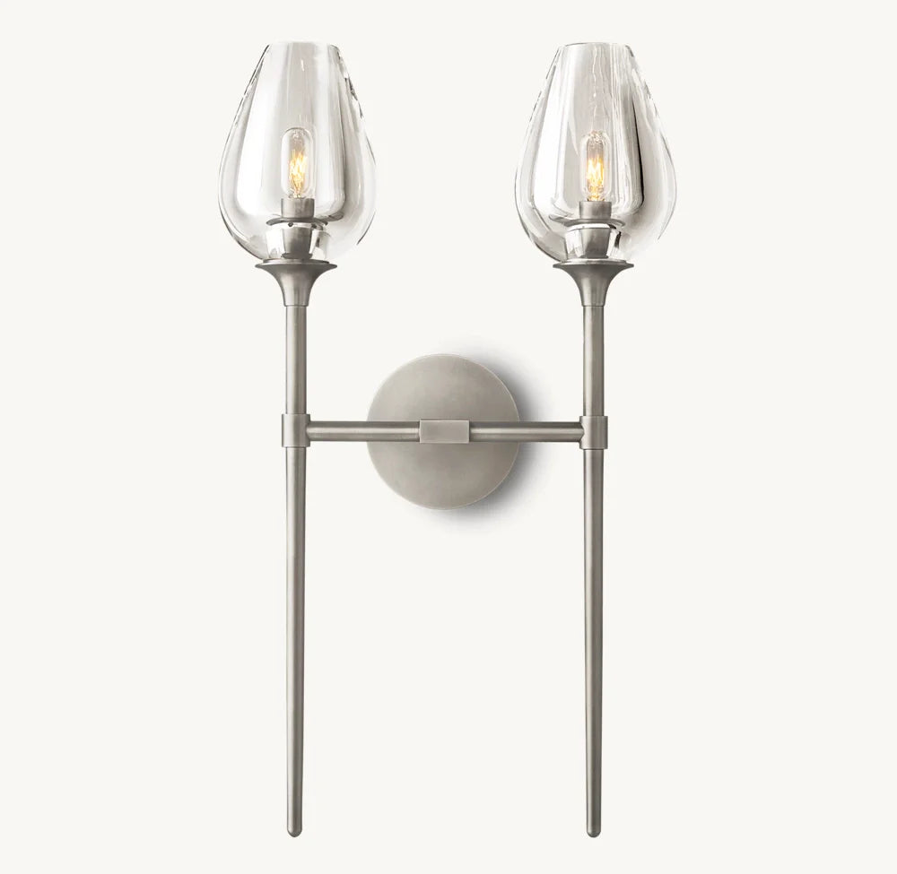 TULIP DOUBLE SCONCE