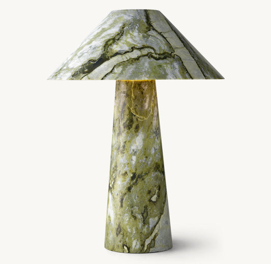 MYCENA ROUND STONE TABLE LAMP