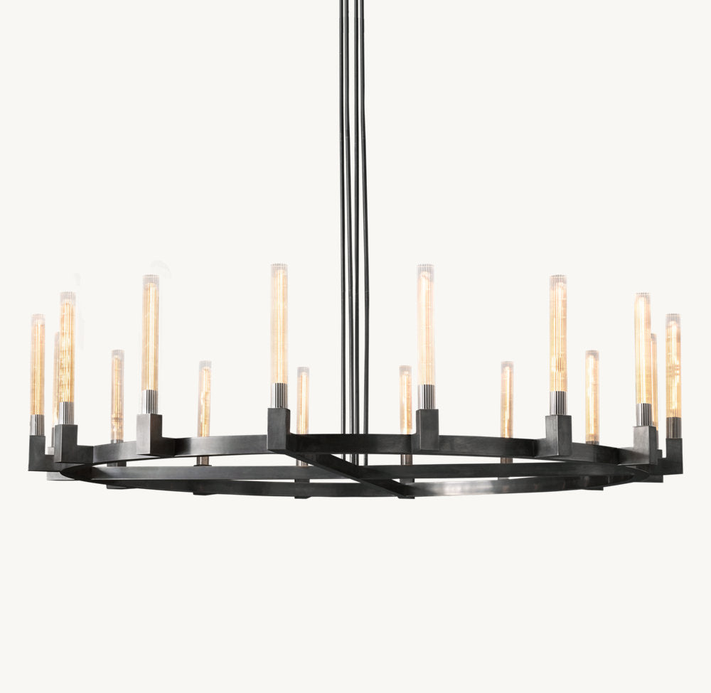 CANNELE ROUND CHANDELIER 72"