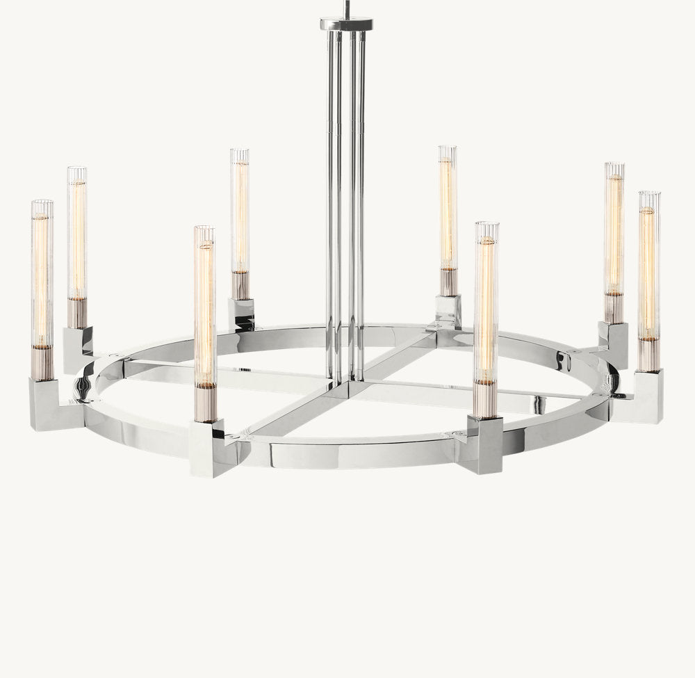 CANNELE ROUND CHANDELIER 48"