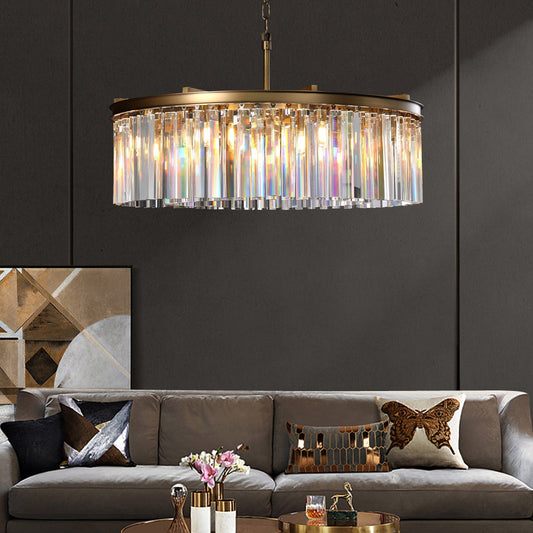 Rhys Round Chandelier 32", 8-lights