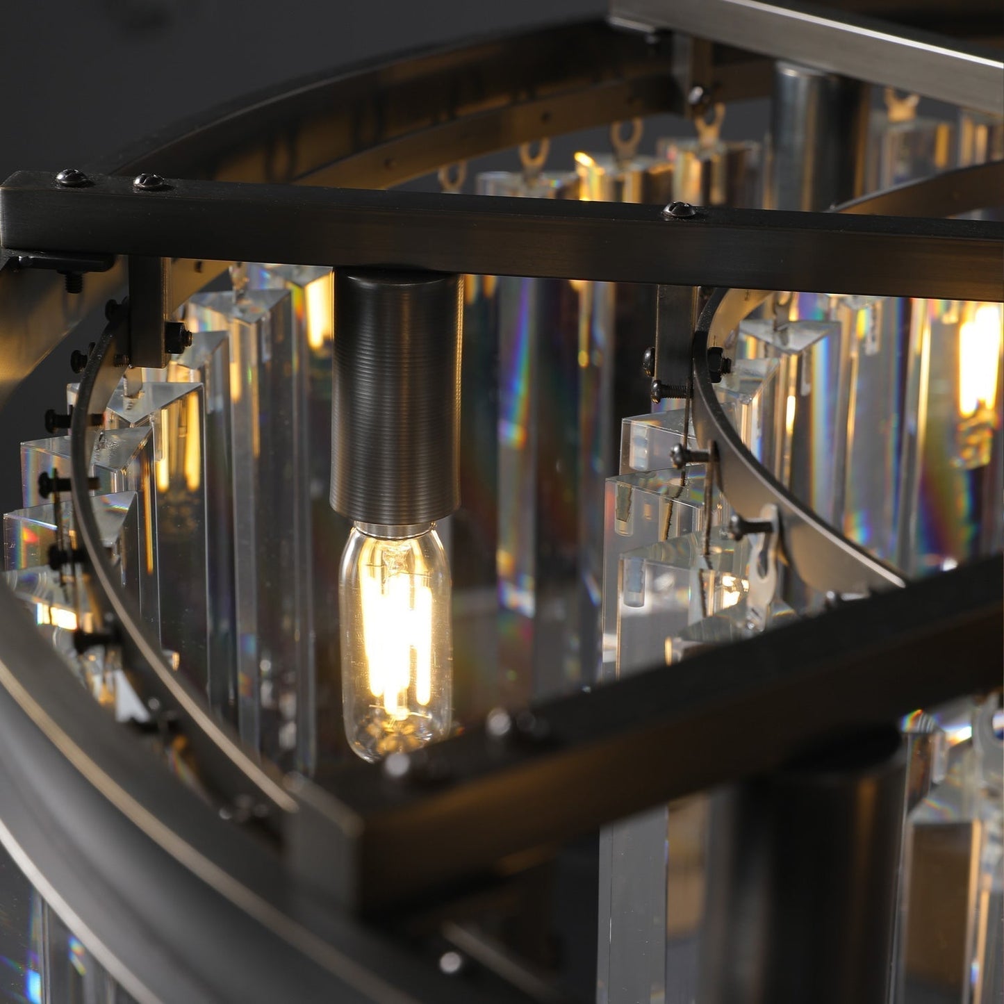 Rhys Round Chandelier 43", 8-lights