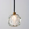 Balle Be Crystal Pendant Brass