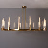 Crown Round Chandelier 72"