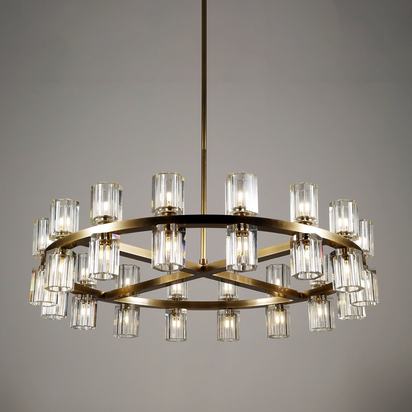 Aubrey Chandelier 32 Lights Brass
