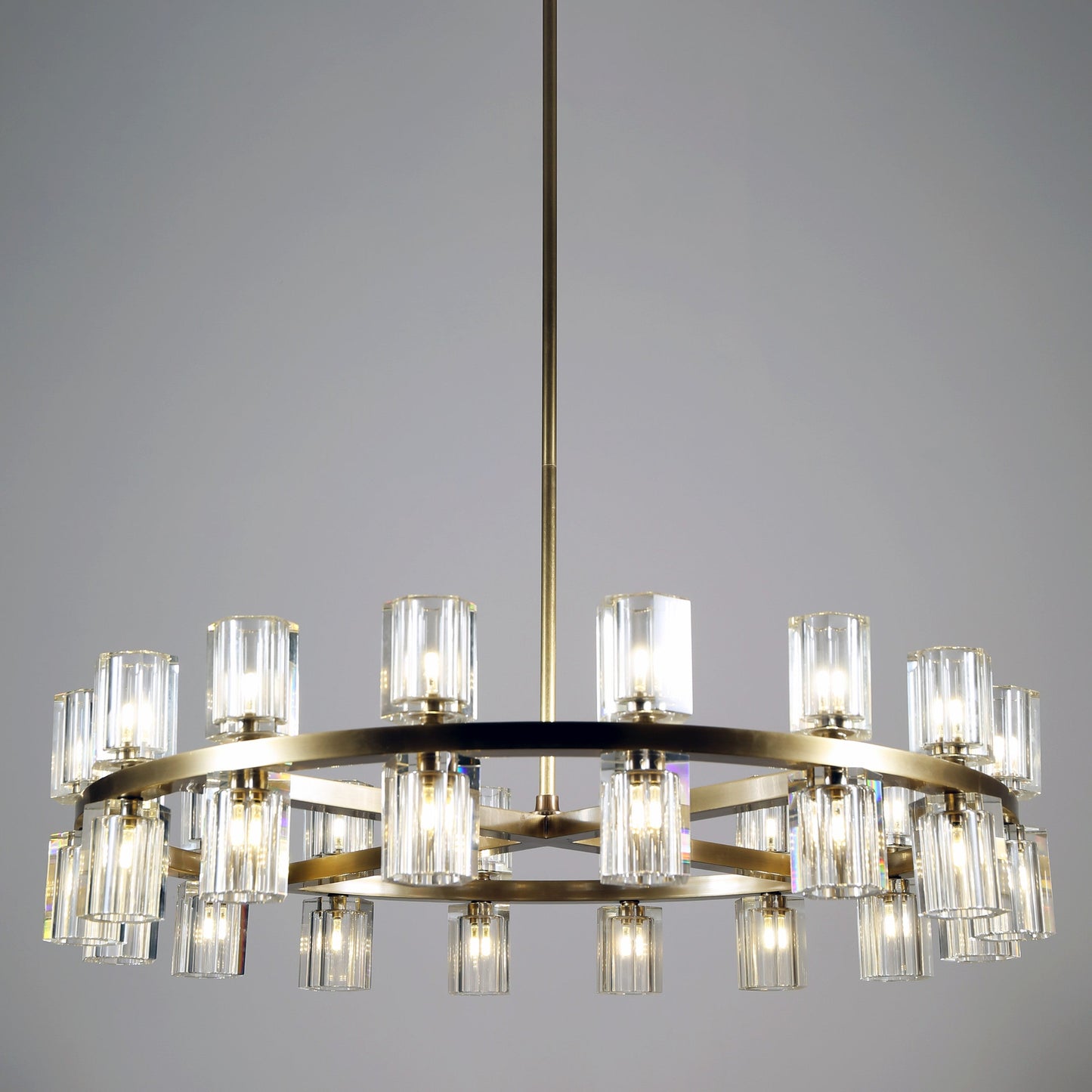 Aubrey Chandelier 32 Lights Brass