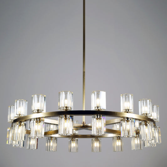 Aubrey Chandelier 32 Lights Brass