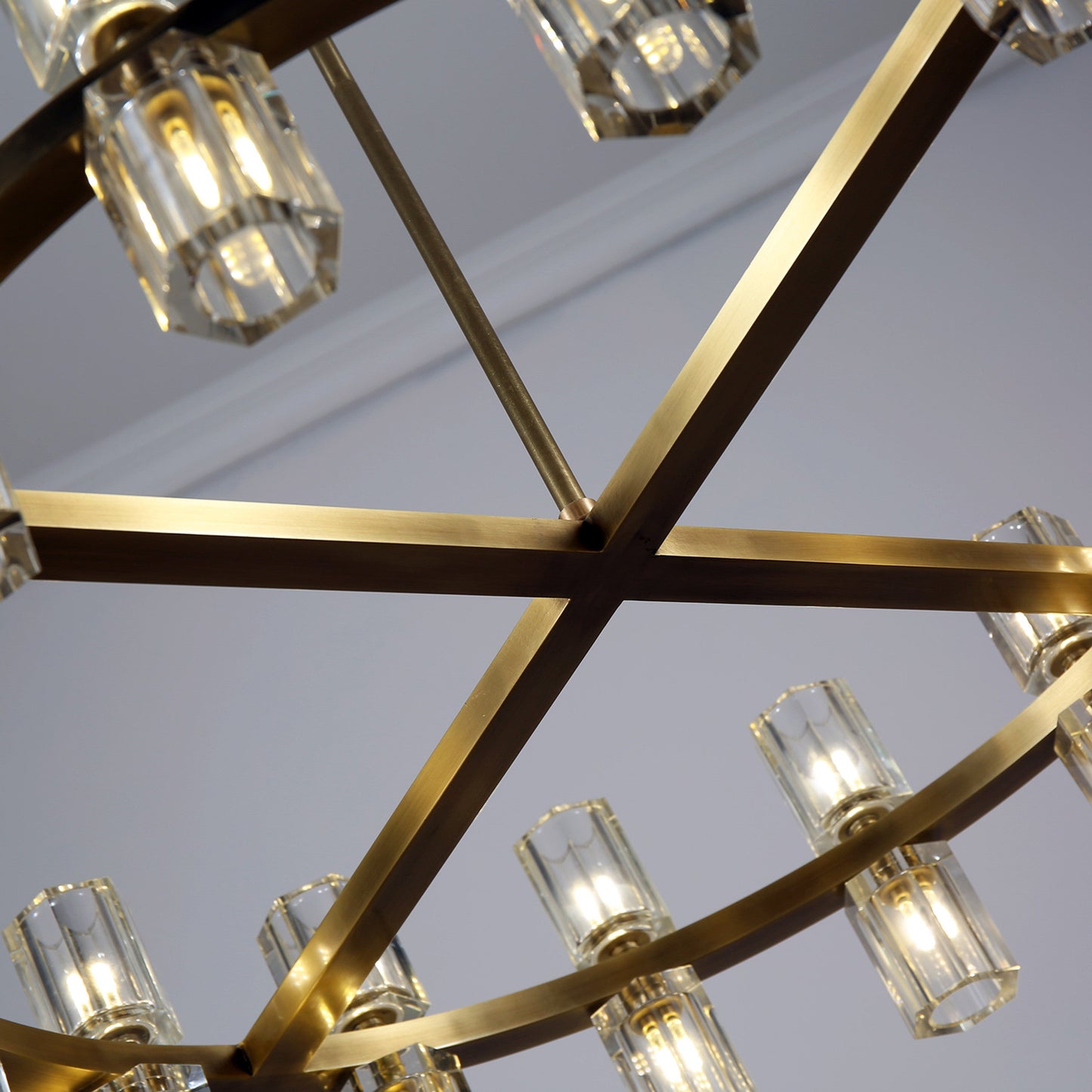 Aubrey Chandelier 32 Lights Brass