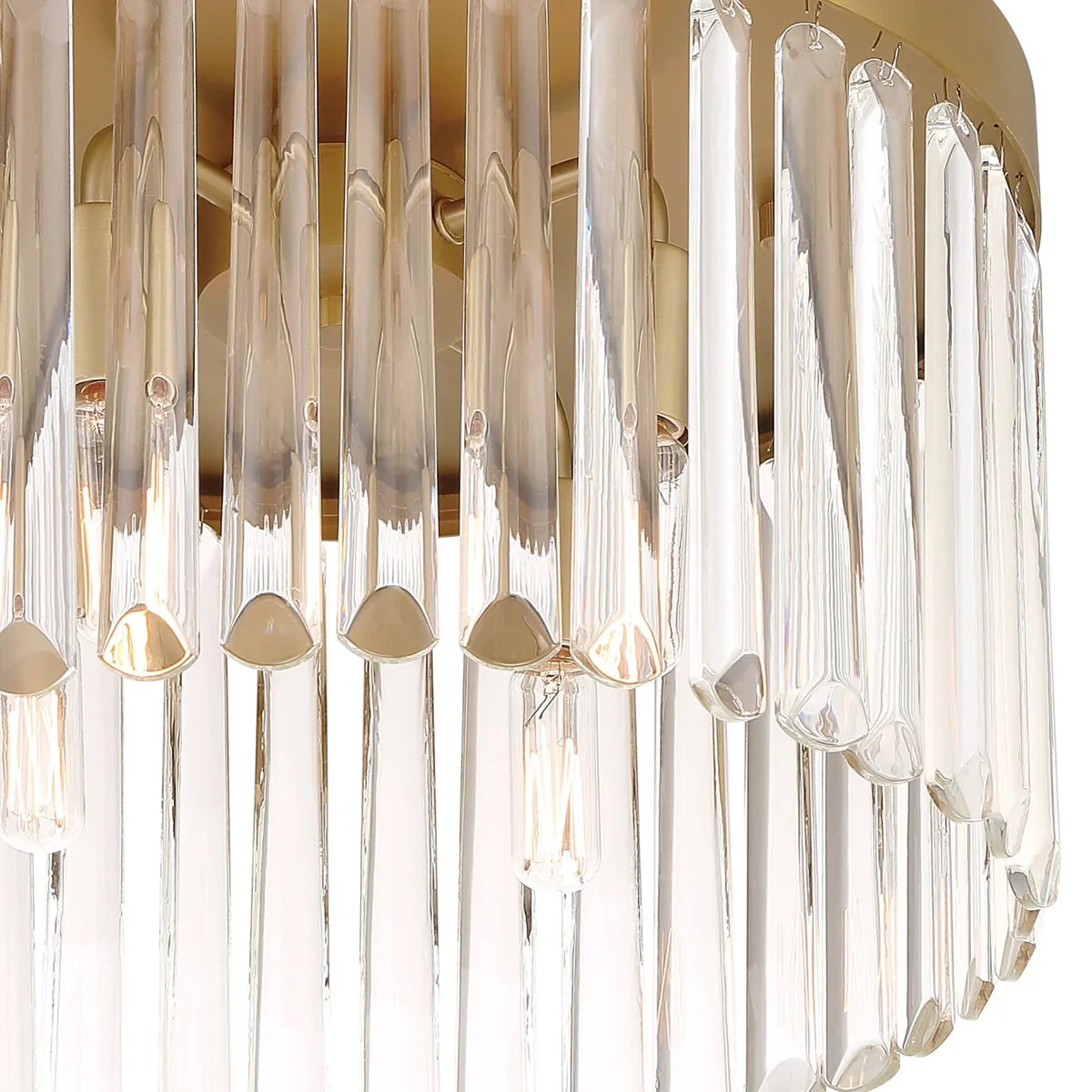 Emilie Flush Mount Ceiling Fixture 24"W  customization