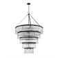 Emilie Crystal Waterfall 5-Tier Chandelier 30 Light 48"W