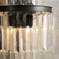 Art Leyland Crystal Wall Sconce 3 Light