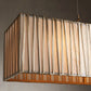 Art Glass Jeunet Rectangular Chandelier
