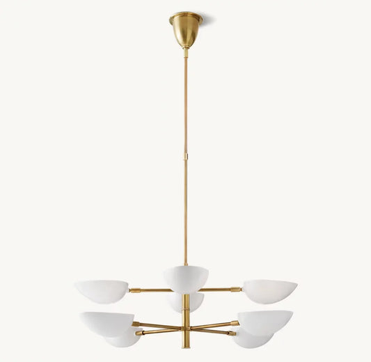 GRAPHIC CHANDELIER 38"