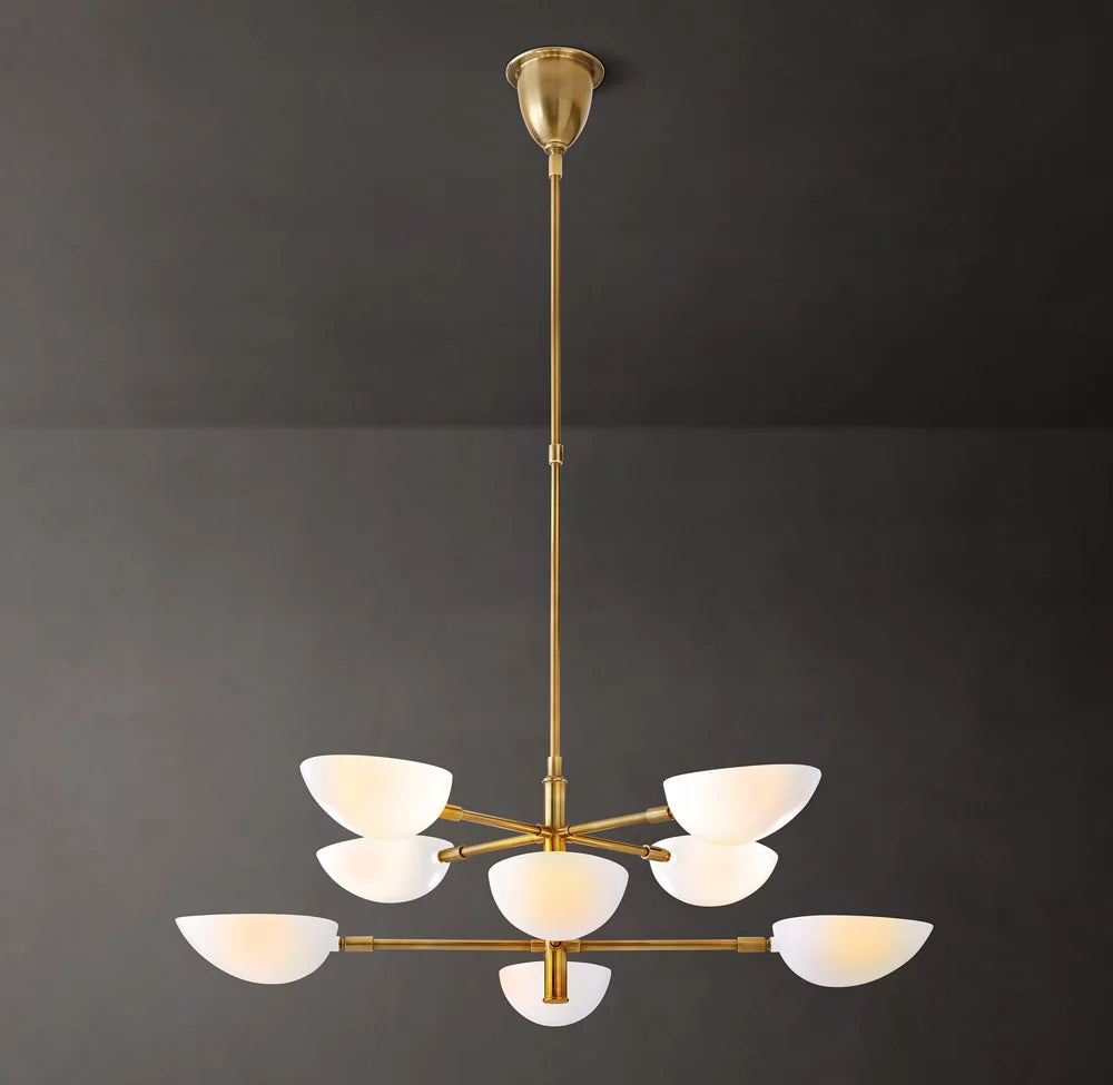 GRAPHIC CHANDELIER 38"