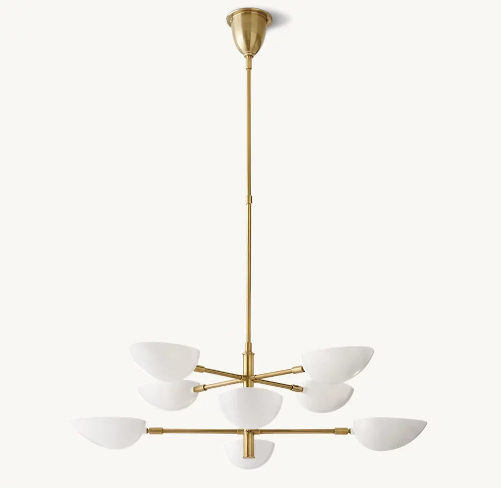 GRAPHIC CHANDELIER 38"