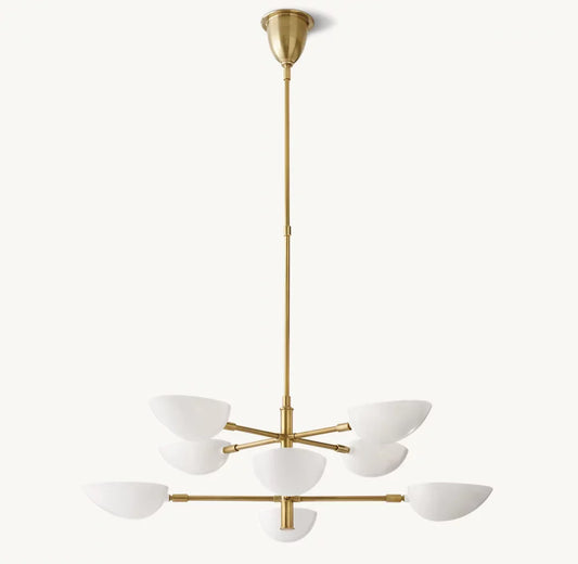 GRAPHIC CHANDELIER 38"