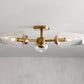 Arrow Flush Mount in Brass