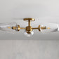 Arrow Flush Mount in Brass