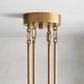 Art Glass Delsier Round Chandelier