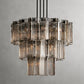Art Glass Delsier Round Chandelier