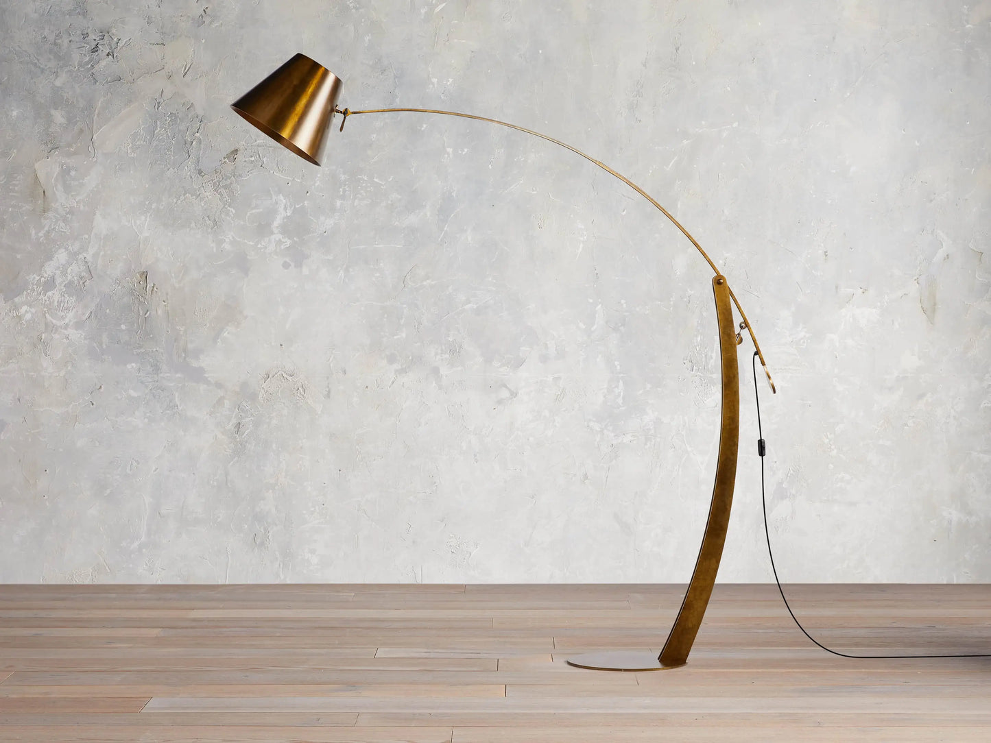 Arcadia Bronze Arc Floor Lamp