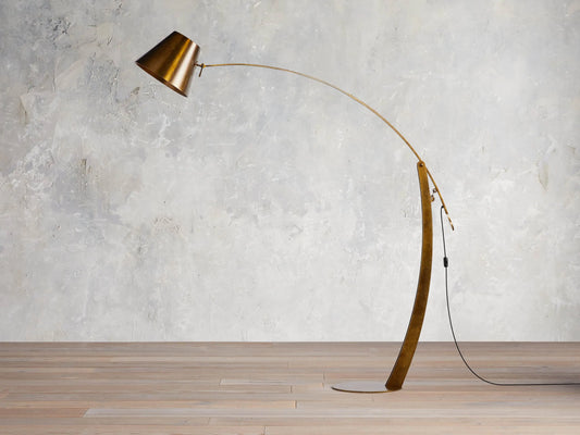 Arcadia Bronze Arc Floor Lamp