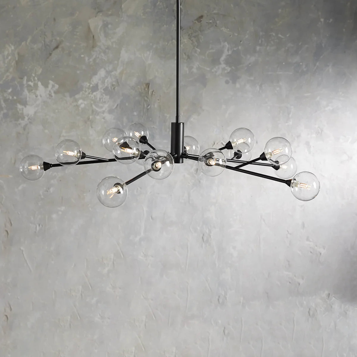 Moder Apollo Glass Ball Round Chandelier