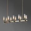 Aicken 10 Lights Chandelier Brass