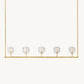 Boule De Cristal Clear Glass Linear Chandelier 48"