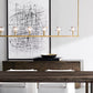 Boule De Cristal Clear Glass Linear Chandelier 48"