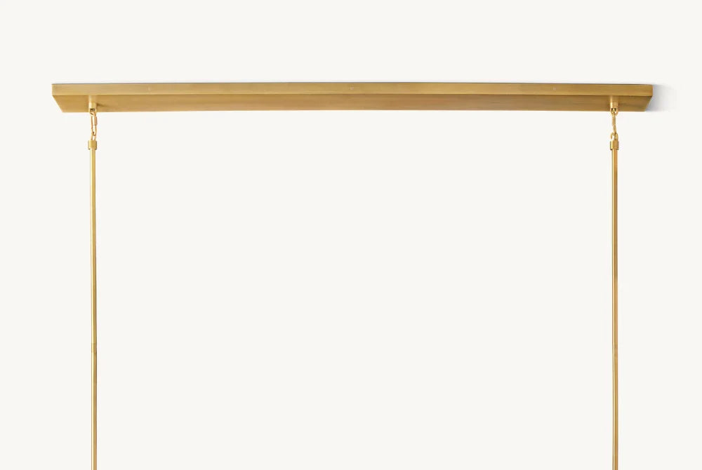Boule De Cristal Clear Glass Linear Chandelier 60"