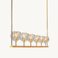 Boule De Cristal Clear Glass Linear Chandelier 60"