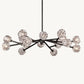 Boule De Cristal Clear Glass Round Chandelier 48"
