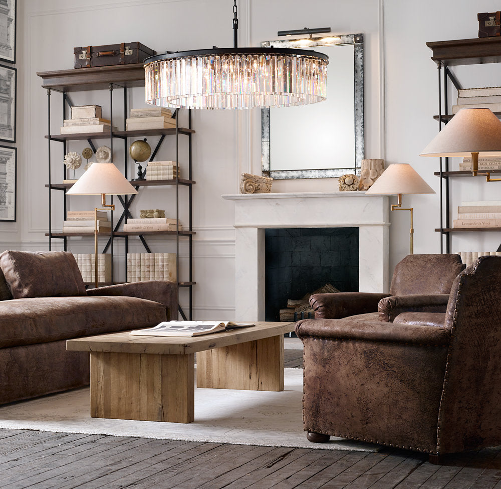 RHYS ROUND CHANDELIER 43"