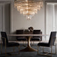 MARIGNAN TIERED ROUND CHANDELIER 36"
