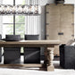 HARLOW CRYSTAL RECTANGULAR CHANDELIER 42"