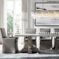 1920S ODEON RECTANGULAR CHANDELIER 59"