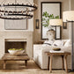 CAMINO VINTAGE FILAMENT TWO-TIER CHANDELIER 71"