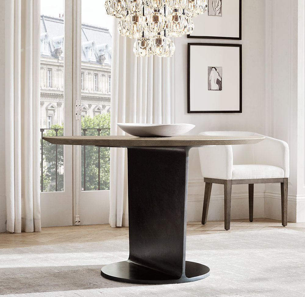 BOULE DE CRISTAL CLEAR GLASS ROUND CLUSTER CHANDELIER 19"